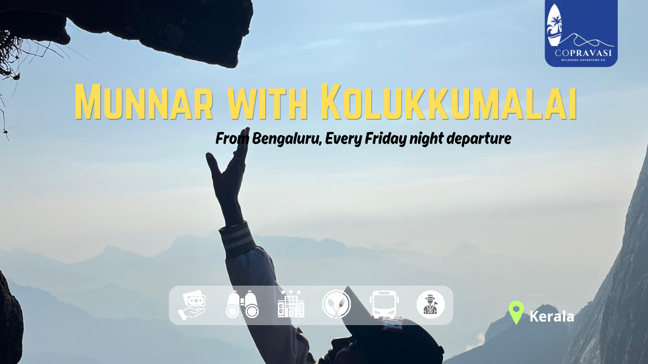 Munnar with Kolukkumalai from Bangalore trek cover image
